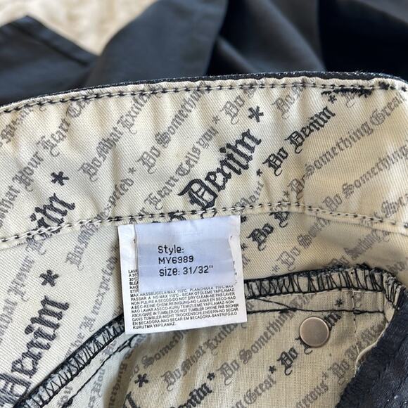 Do Denim Low Rise Jeans Black Size 31 Inseam 32 NWOT - Picture 7 of 12